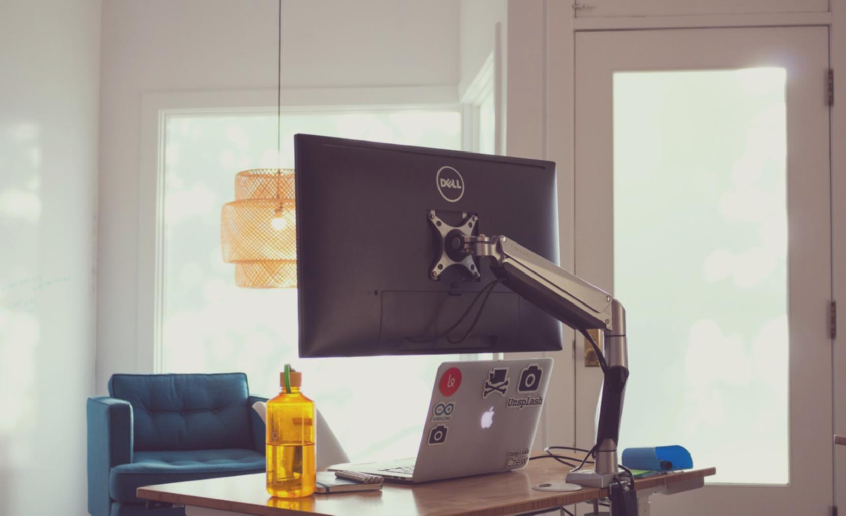 Financial market analysis workspace with charts and data visualization